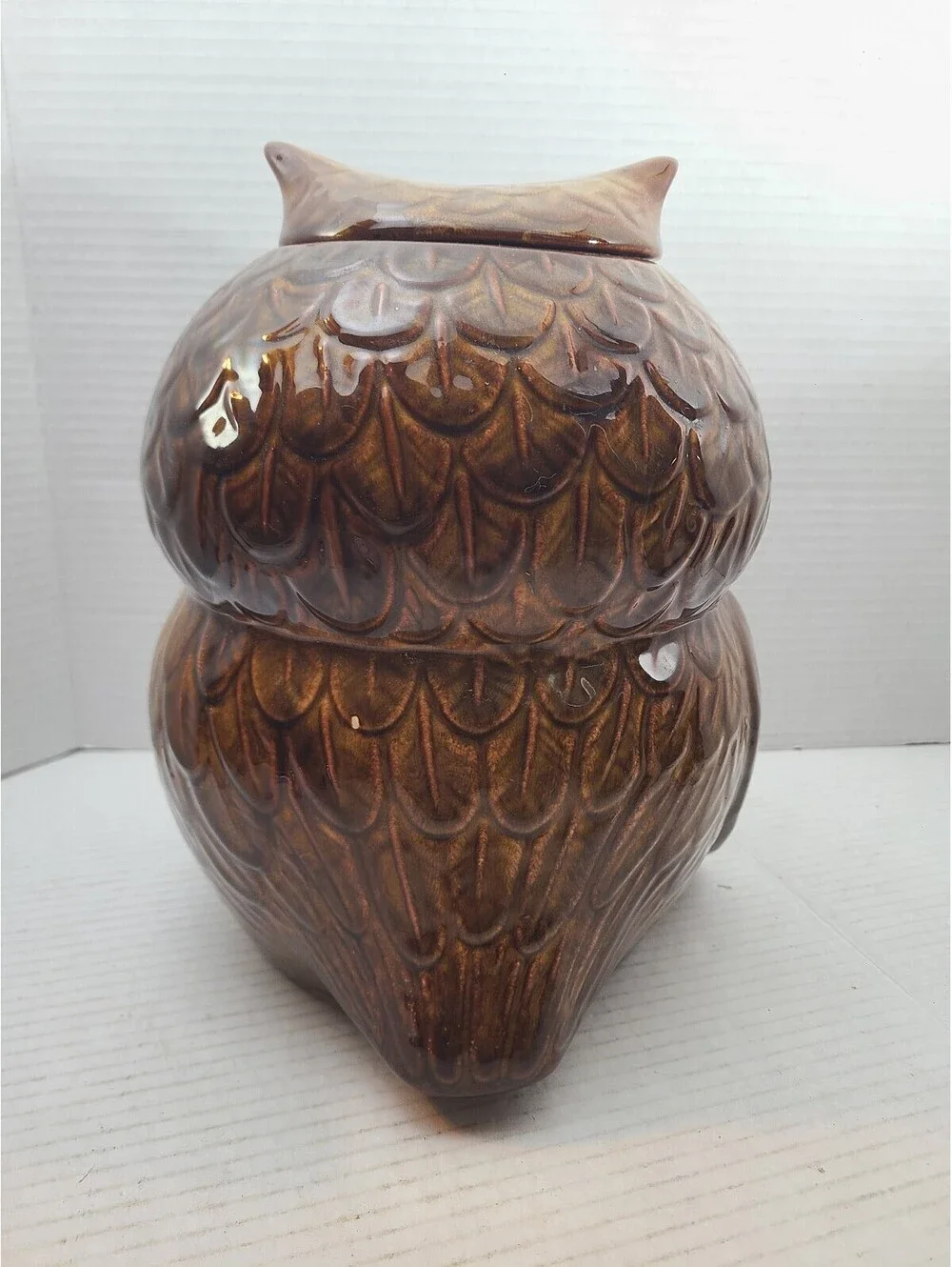 McCoy Pottery Brown Owl Cookie Jar #204 Vintage USA Made